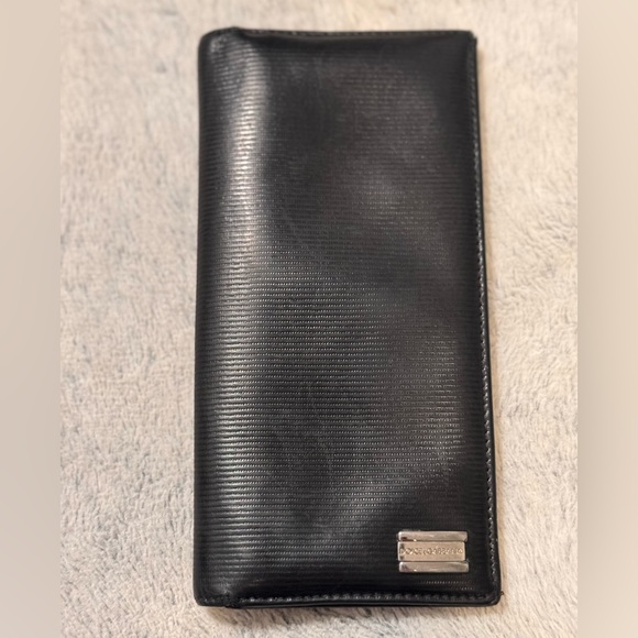 Dolce & Gabbana Black Textured Leather Card Holder - Picture 1 of 16